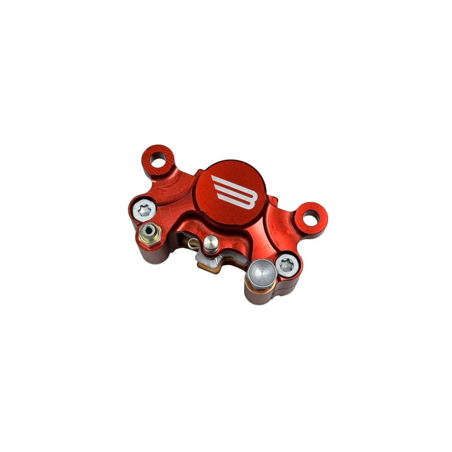 メーカー名：ベルリンガーメーカー品番：2D1-R販売備考：汎用品、ピストン径&phi;27となります。色[カラー]：レッド材質[素材]：アルミ重量[グラム]：960タイプ：2POTアキシャルキャリパー 汎用取付ピッチ：84ピストン径：27型番：2D1-R