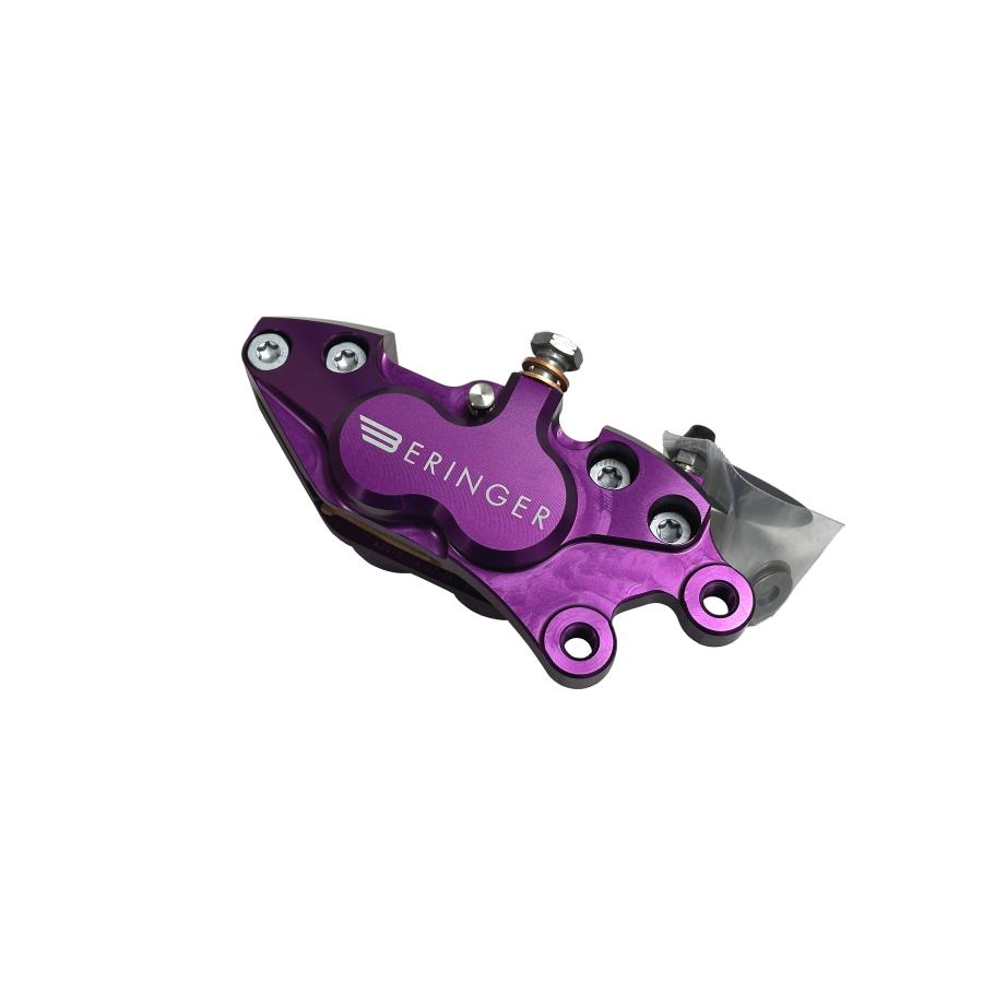 ベルリンガー 4ピストンキャリパー 右 ピッチ40 パープル 4D01