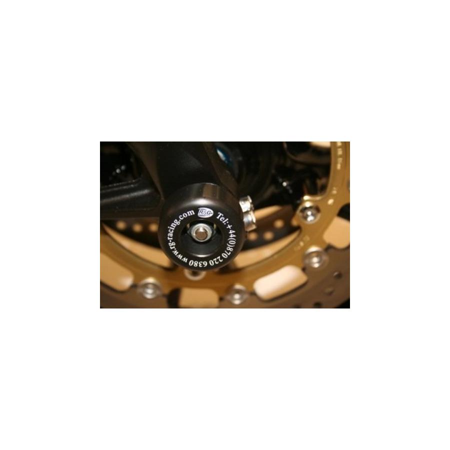 R&G (アールアンドジー) フォークプロテクター ブラック SPEED TRIPLE T1050[スピードトリプル] TIGER1050 [タイガー] RG-FP0032BK