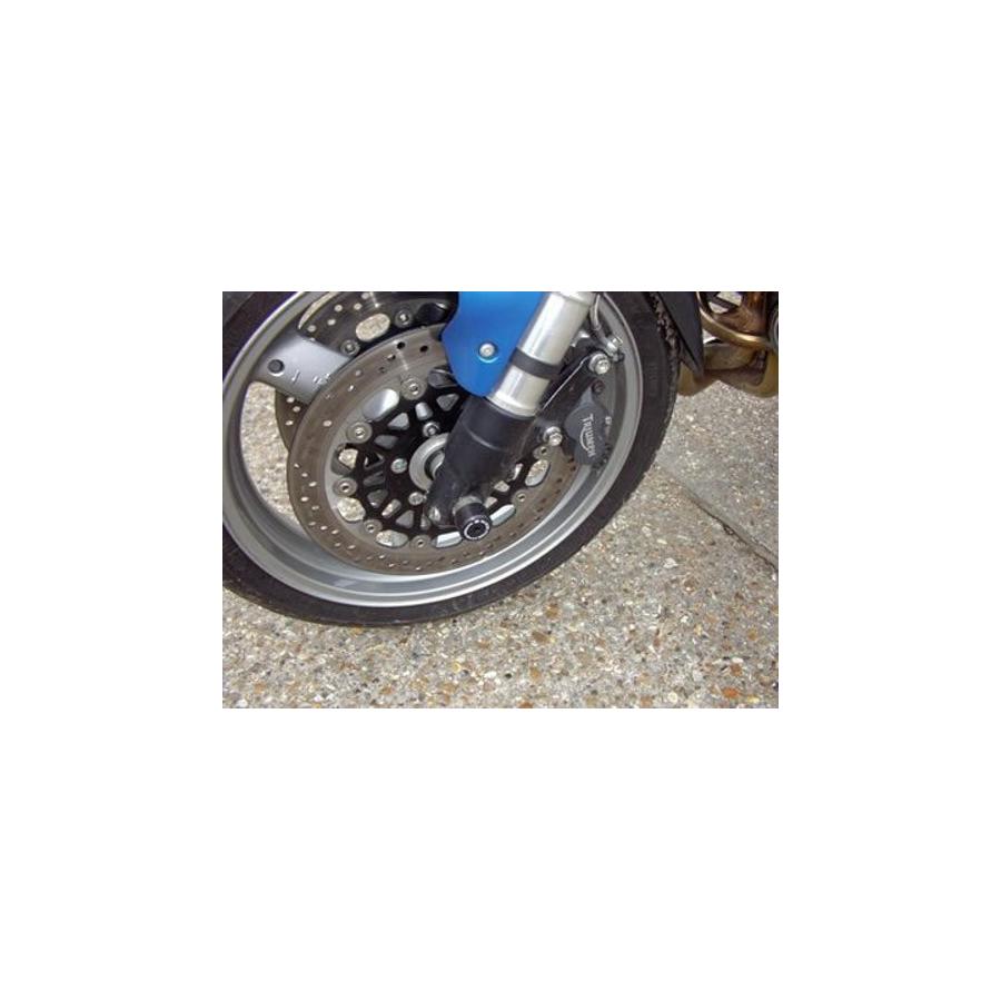 R&G (アールアンドジー) フォークプロテクター ブラック SPEED TRIPLE T1050[スピードトリプル] RG-FP0045BK