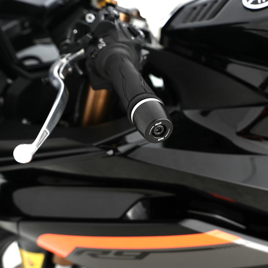 Rakuten - R&G (アールアンドジー ) Bar End Sliders:ブラック APEX TYPE YZF-R7( YZF-R9( YZF-R1/M(15-) MT-07 RG-BE0232BK