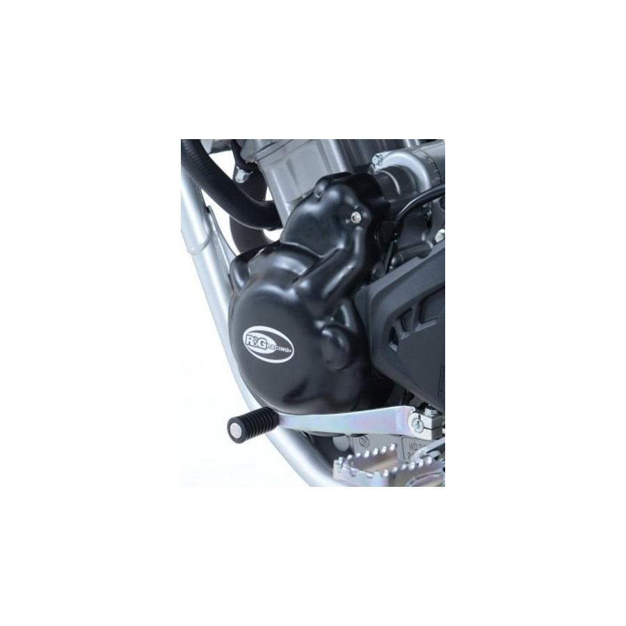 R&G (アールアンドジー) エンジンケースカバー ポリプロピレン ブラック CRF250M [MD38] CRF250L [MD38] RG-KEC0060BK