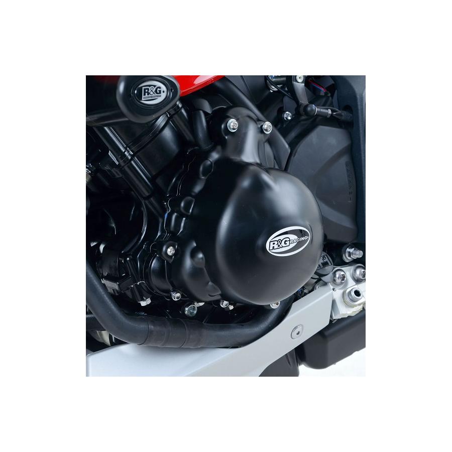 R&G (アールアンドジー) エンジンケースカバー ポリプロピレン ブラック Street Triple RX RG-ECC0190BK