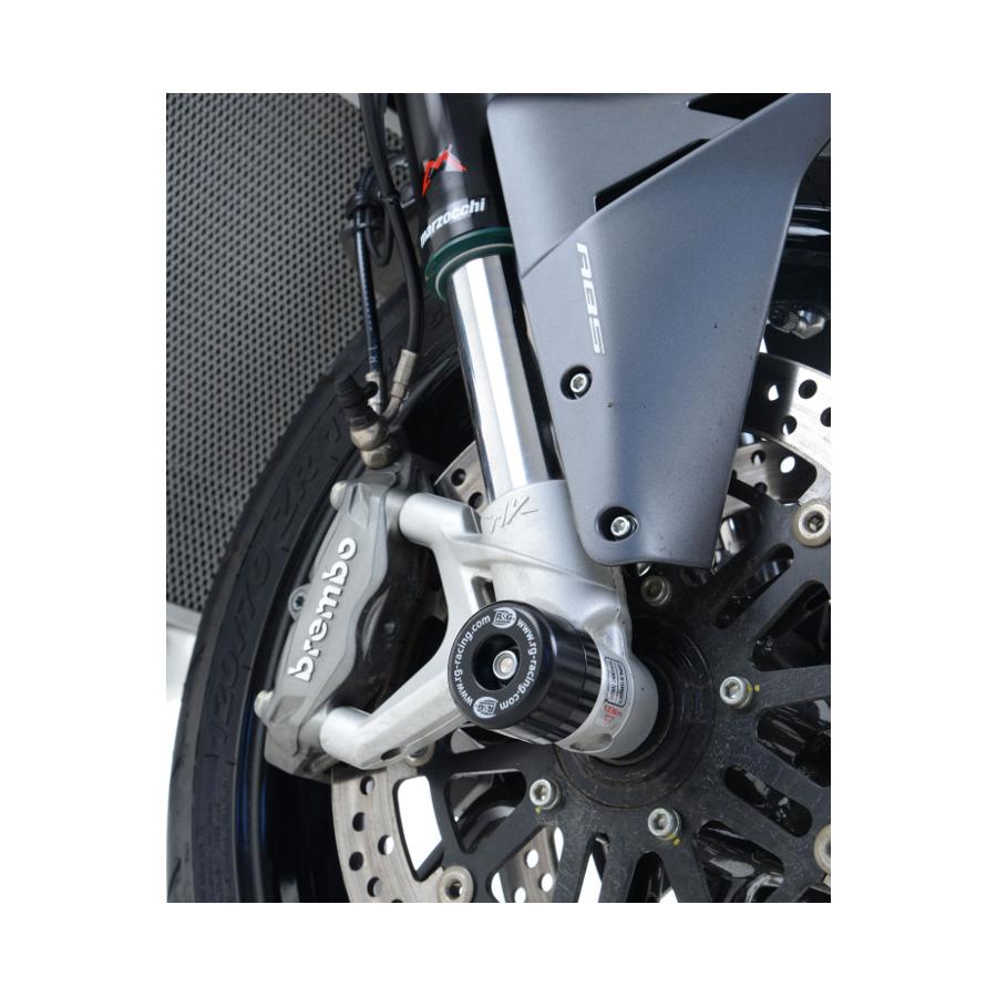 R&G (アールアンドジー) フォークプロテクター ブラック Stradale800 Turismo Veloce 800 RG-FP0177BK
