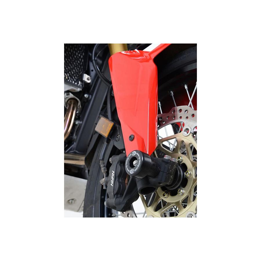 R&G (アールアンドジー) フォークプロテクター ブラック CRF1000L Africa Twin