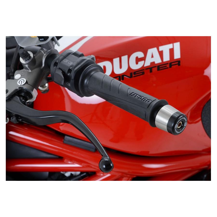 R&G (アールアンドジー) バーエンドスライダー ブラック DUCATI Monster1200R/1200S・Supersport/S