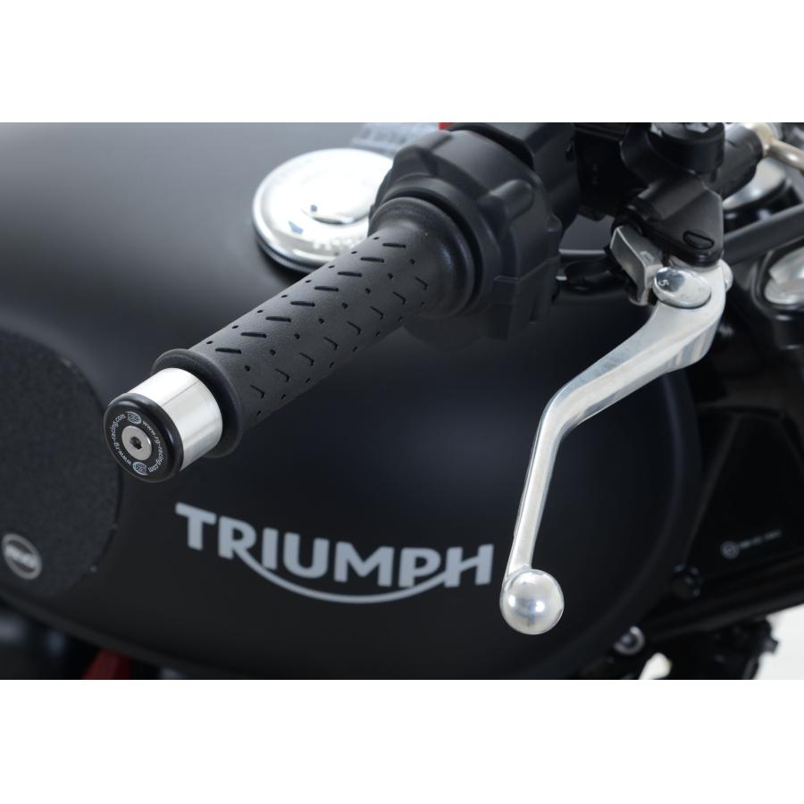 R&G (アールアンドジー) バーエンドスライダー ブラック TRIUMPH Street Twin