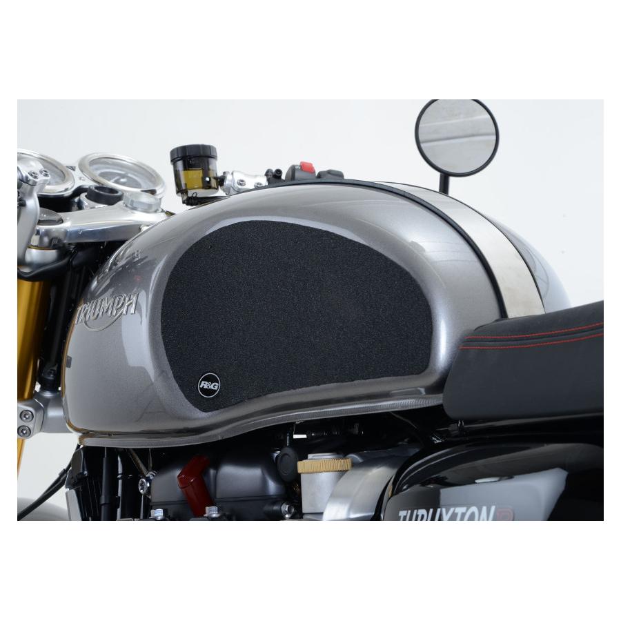 R&G (アールアンドジー) トラクションパッド ブラック TRIUMPH Thruxton1200/R