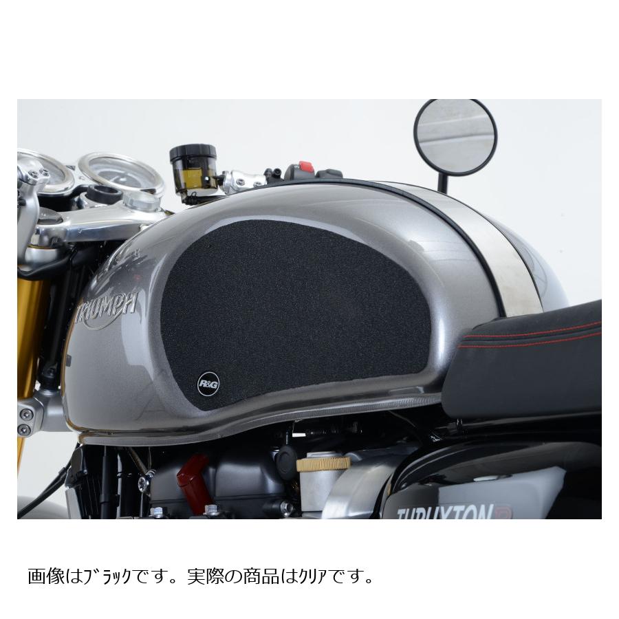 R&G (アールアンドジー) トラクションパッド クリア TRIUMPH Thruxton1200/R