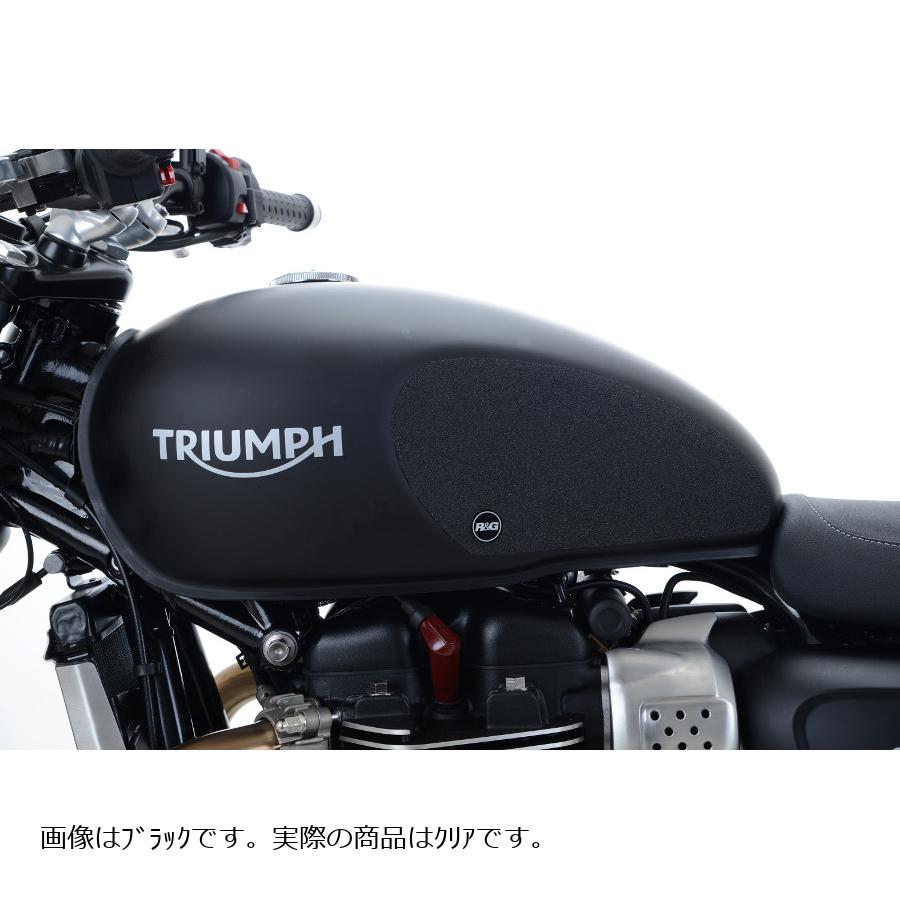 R&G (アールアンドジー) トラクションパッド クリア TRIUMPH STREET TWIN