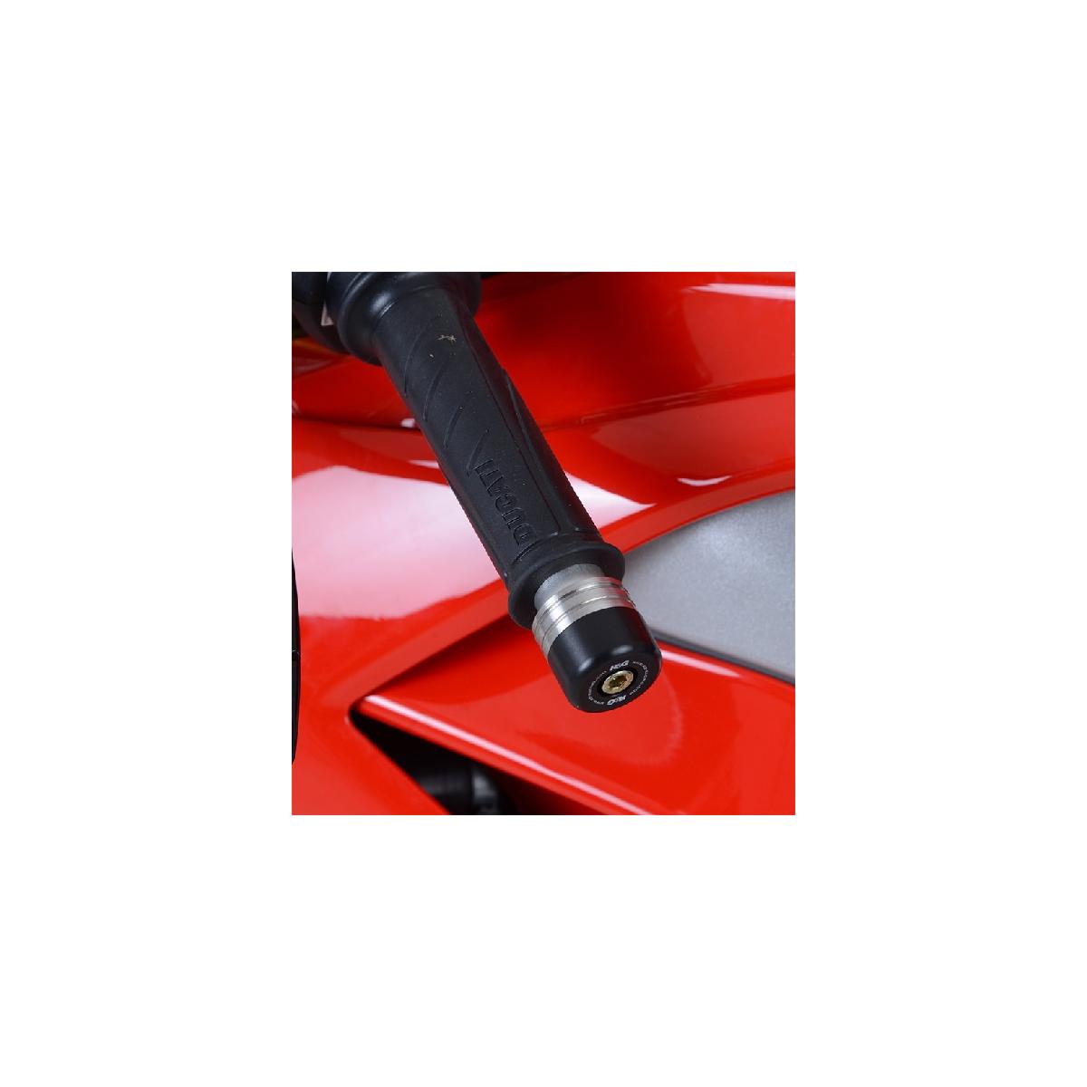 R&G (アールアンドジー) バーエンドスライダー ブラック Panigale V4/V4S RG-BE0116BK