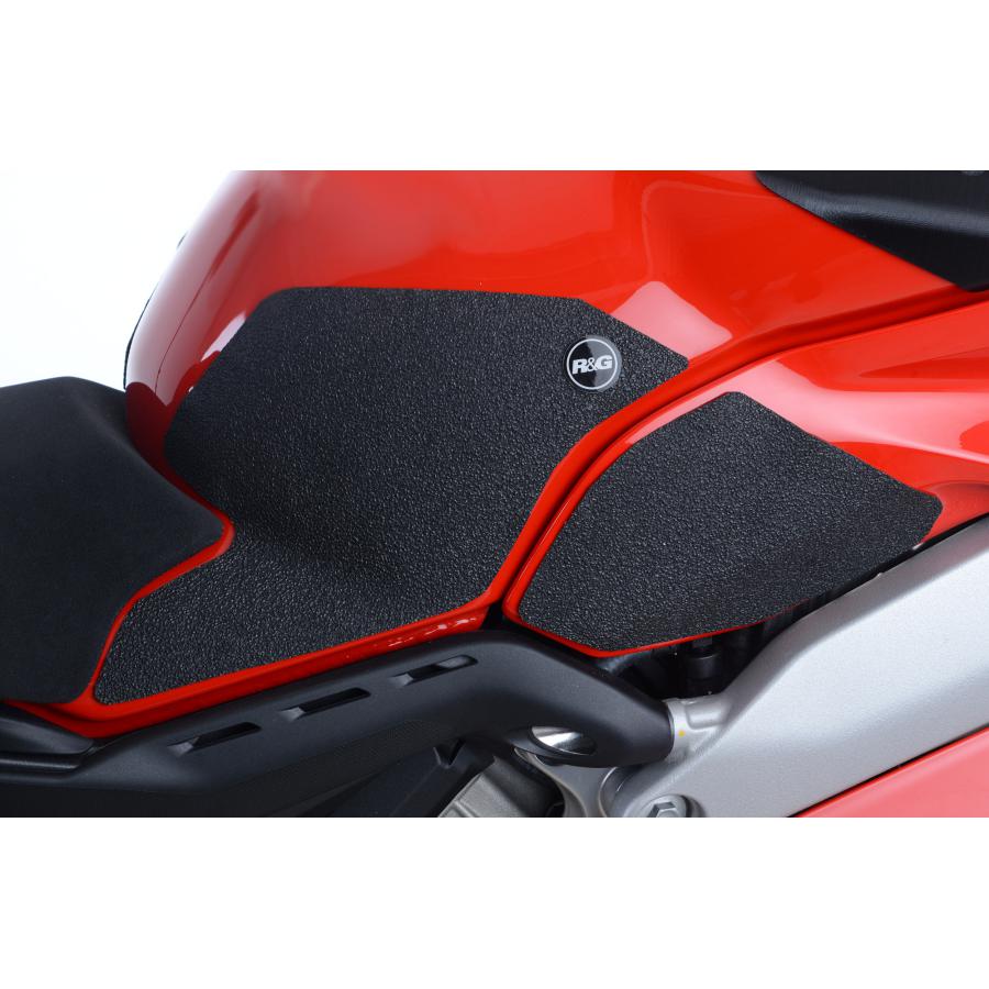 R&G (アールアンドジー) トラクションパッド ブラック Panigale V4/V4S/Speciale RG-EZRG221BL