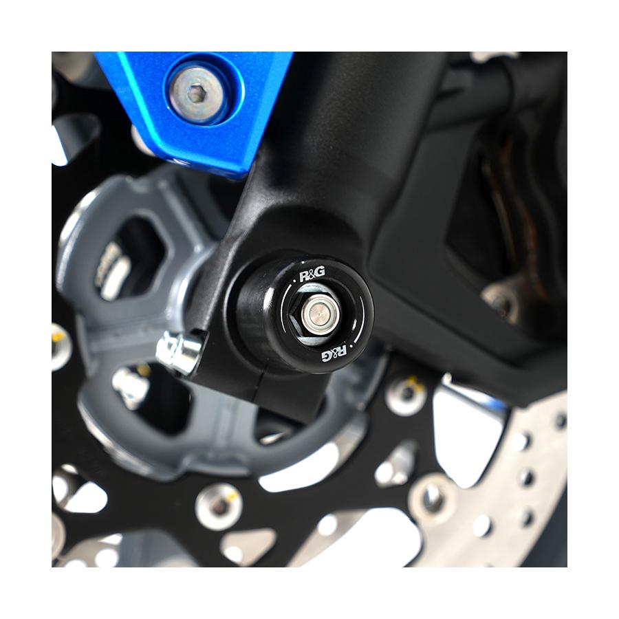 R&G (アールアンドジー ) Fork Protectors:ブラック V-Strom800RE/GSX-8R RG-FP0287BK