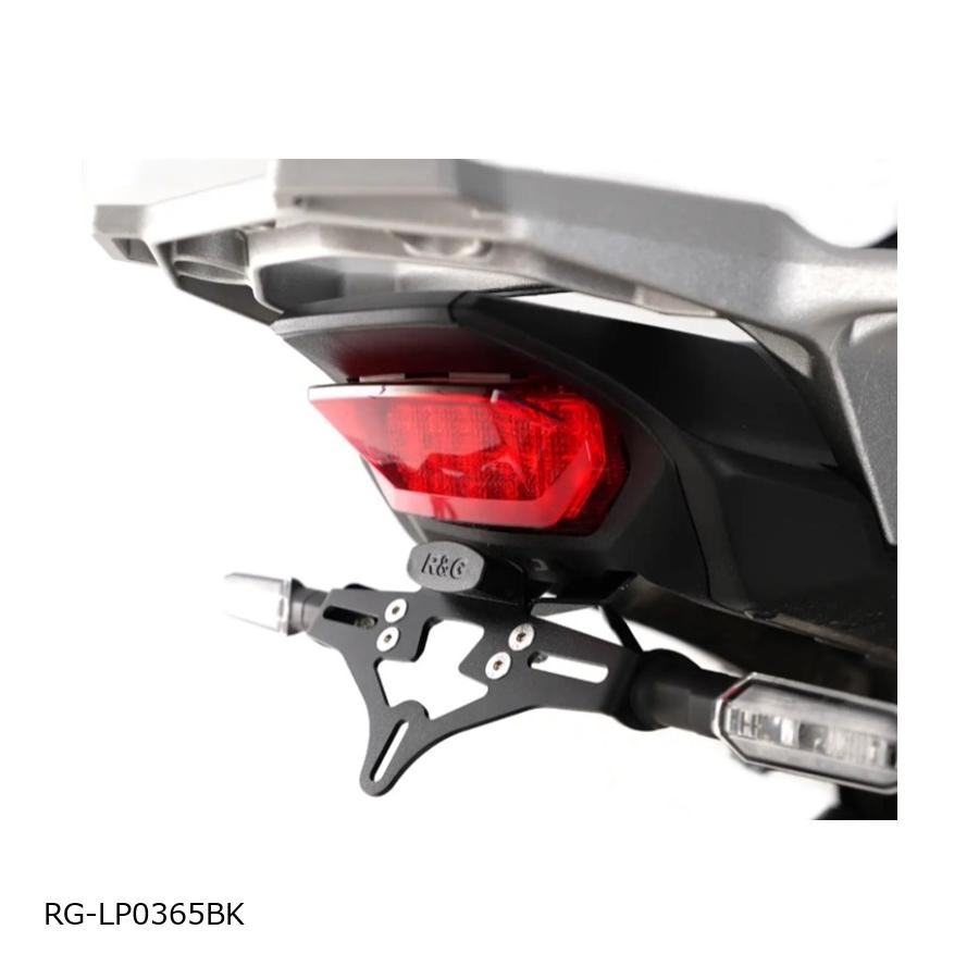 Rakuten - R&G (アールアンドジー ) Tail Tidies/Licence Plate Holders:ブラック XL750 Transalp RG-LP0365BK