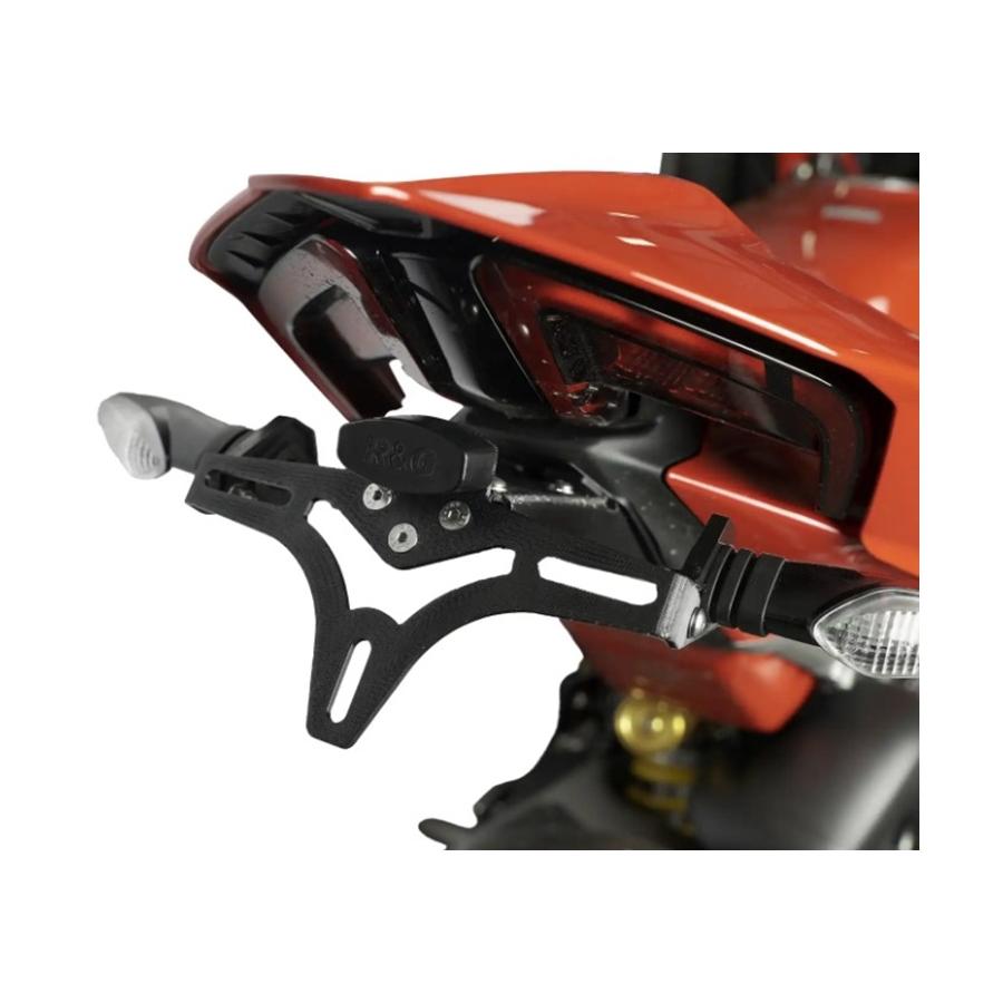 R&G (アールアンドジー ) Licence Plate Holder:ブラック Panigale V4/S RG-LP0388BK