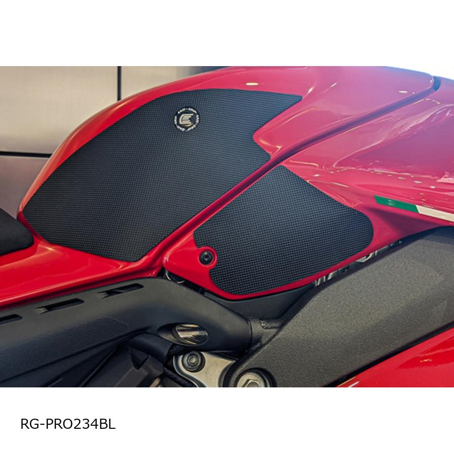 R&G (アールアンドジー ) Eazi-Grip タンクグリップ:PRO:ブラック COLOR Panigale V4 RG-PRO234BL