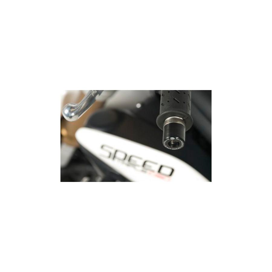 R&G (アールアンドジー) バーエンドスライダー ブラック TRIUMPH Daytona 955i/595/T595