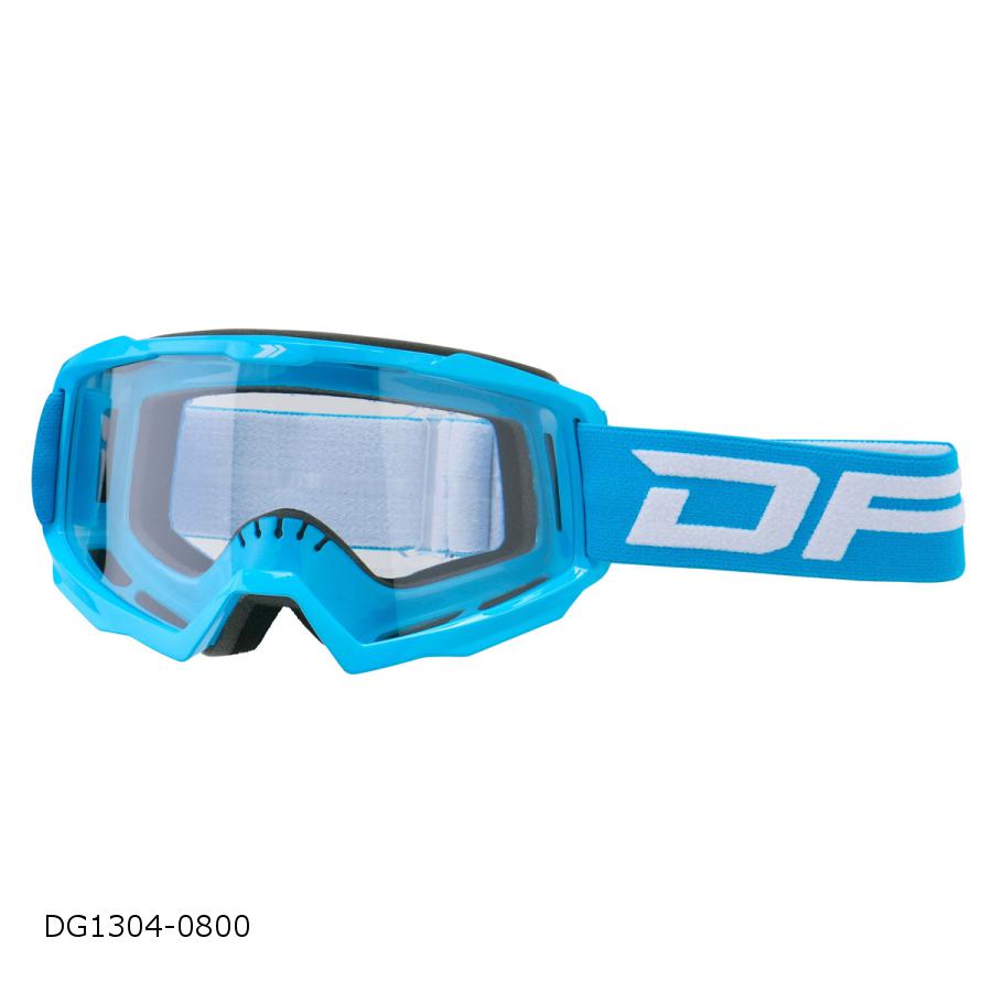 ディーエフジー DFG スピード ゴーグル クリア LT-ブルー DG1304-0800