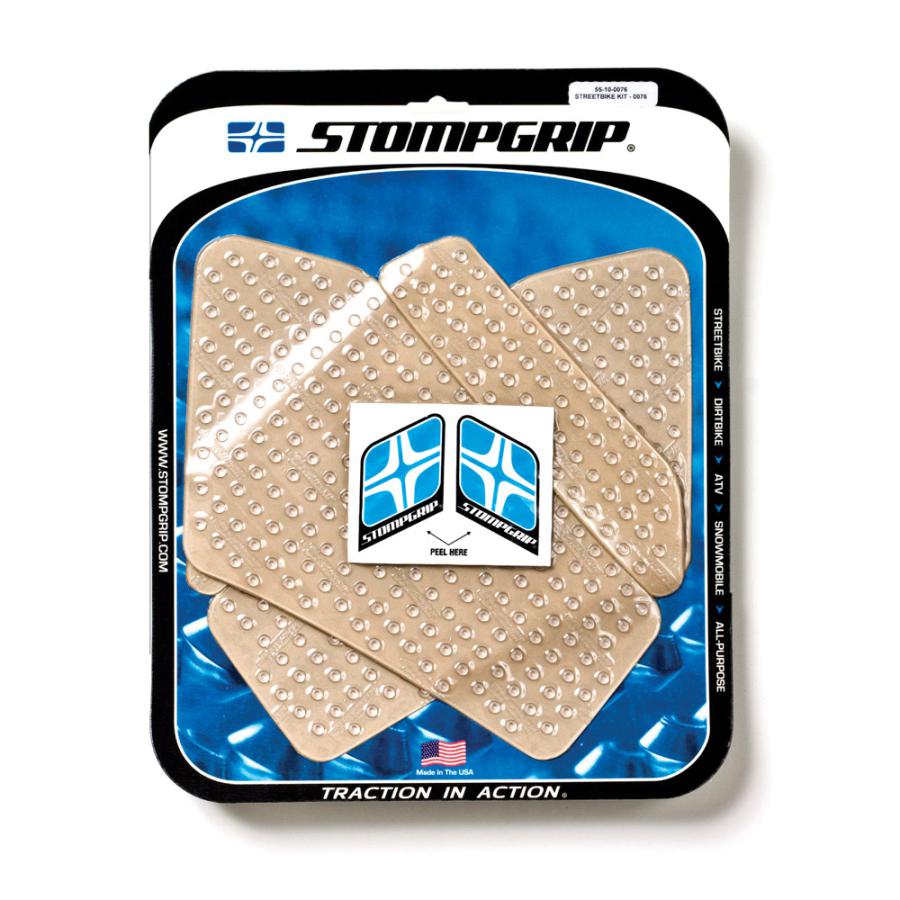STOMPGRIP (ストンプグリップ) トラクションパッドタンクキット クリア VOLCANO DAYTONA650 04-05 55-10-0076C