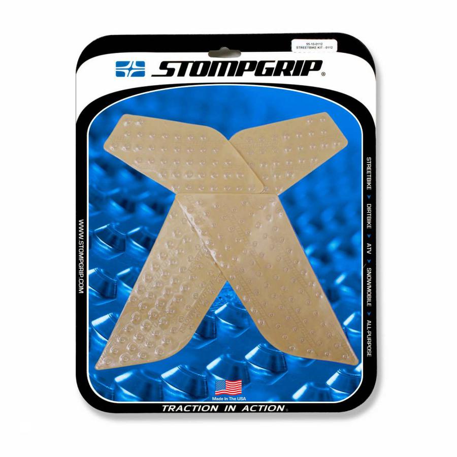 STOMPGRIP (ストンプグリップ) トラクションパッドタンクキット クリア VOLCANO MULTISTRADA 55-10-0112C