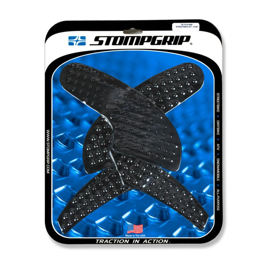 STOMPGRIP (ストンプグリップ) トラクションパッドタンクキット ブラック VOLCANO SUPER SPORTS 55-10-0146B
