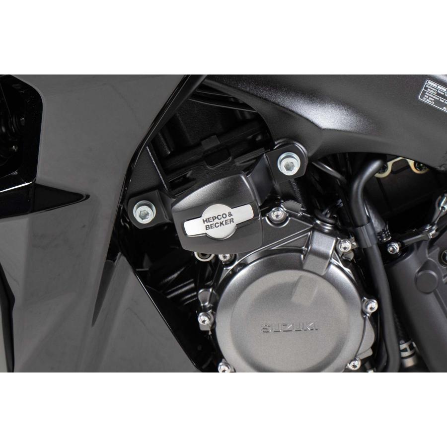 ヘプコ&ベッカー クラッシュパッド ブラック GSX-S1000GT 5073547 00 01