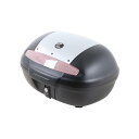 ヘプコ&ベッカー ジャーニー(JOURNEY) トップケースTC50 ポリプロピレン 48L ブラック シルバー 610086-0009