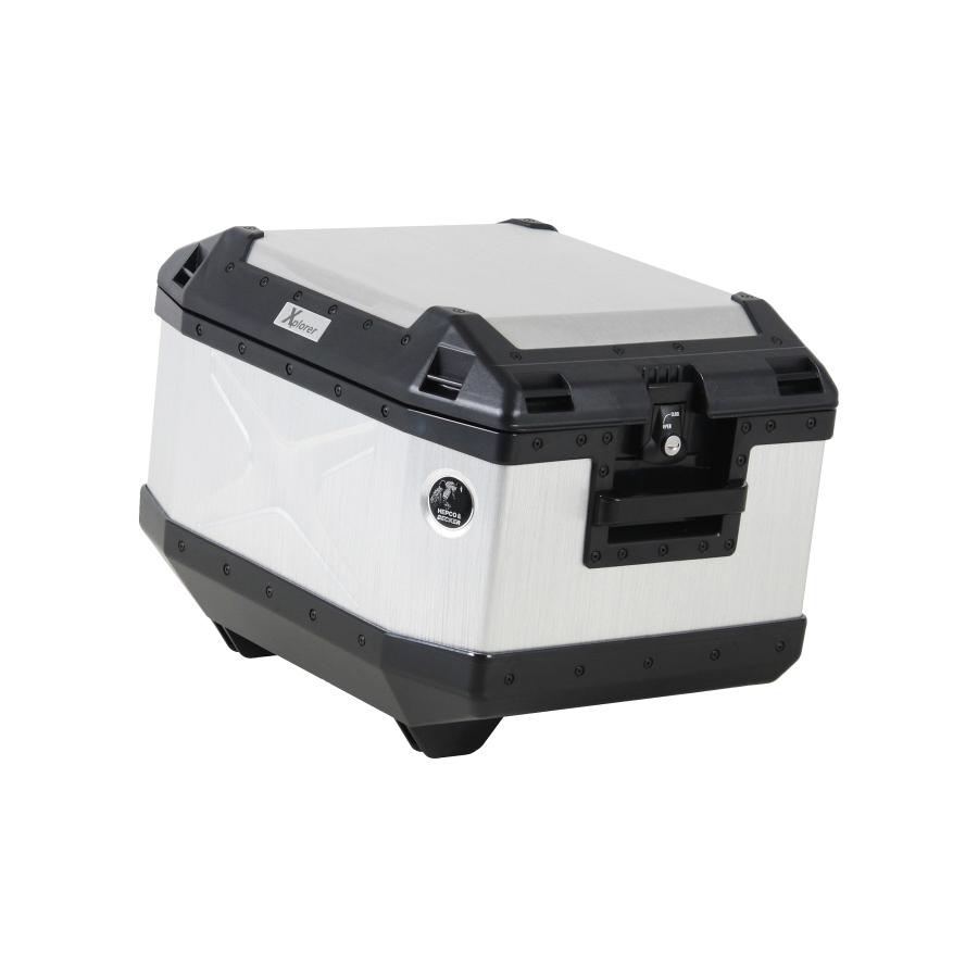 ヘプコ&ベッカー エクスプローラー(XPLORER) トップケース 45 シルバー 610212-0000