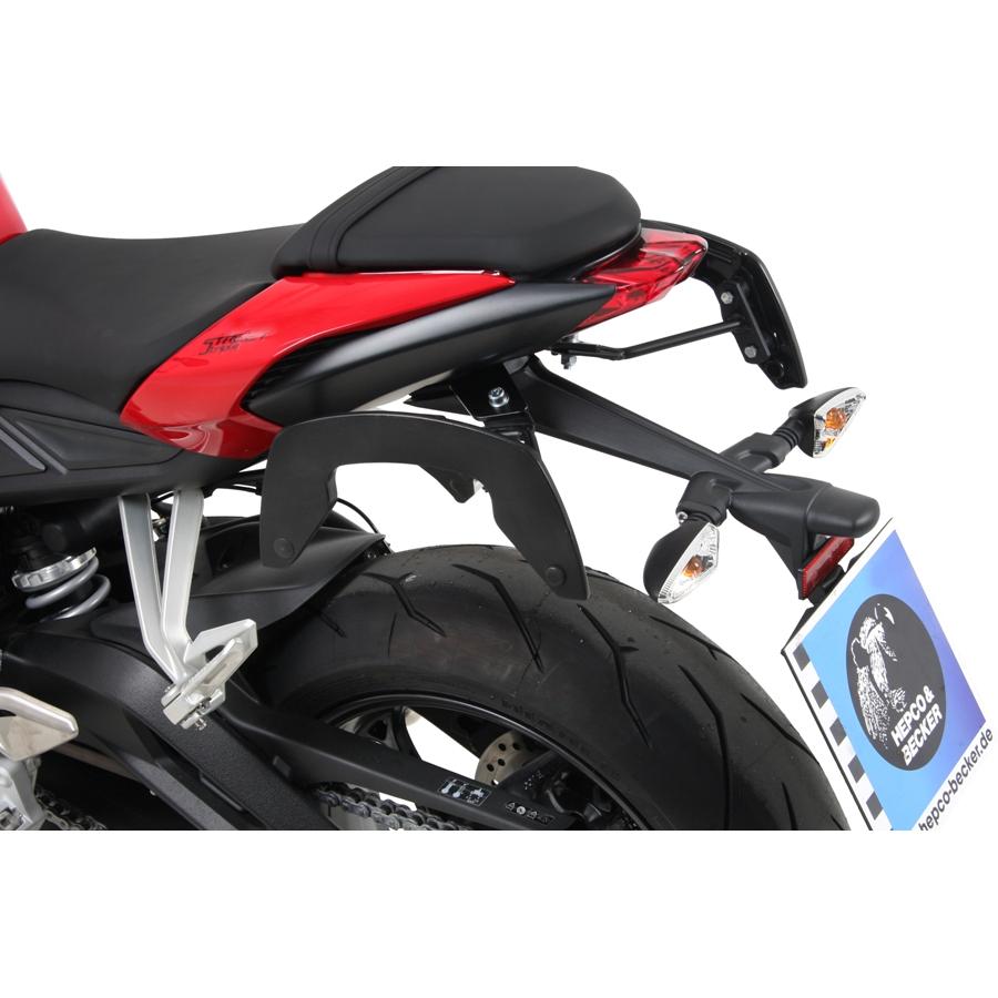 ヘプコ&ベッカー C-Bowサイドキャリア ブラック StreerTriple 765 S/R/RS 6307573 00 01