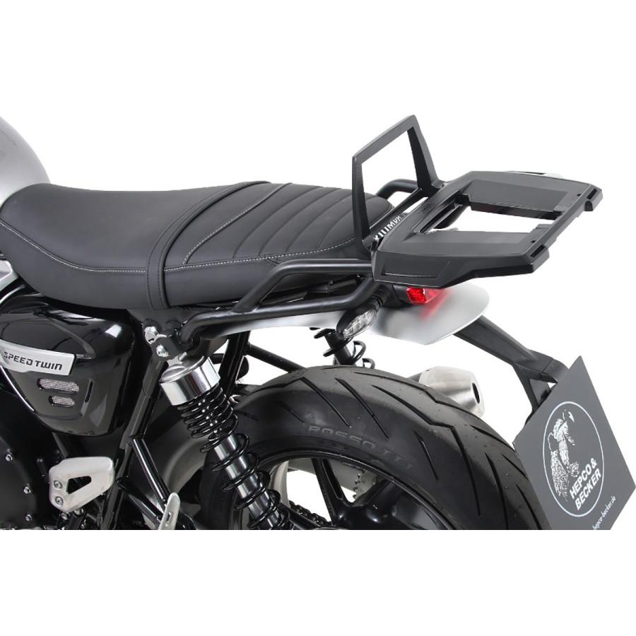 ヘプコ&ベッカー トップケースキャリア アルラック ブラック スピードツイン Speed Twin