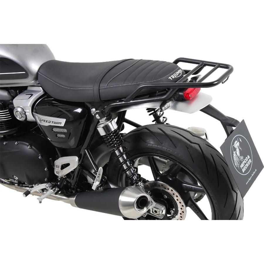 ヘプコ&ベッカー リアキャリア ブラック スピードツイン Speed Twin