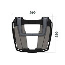 ヘプコ&ベッカー トップケースキャリア イージーラック ブラック CBF1000F 661957 01 01