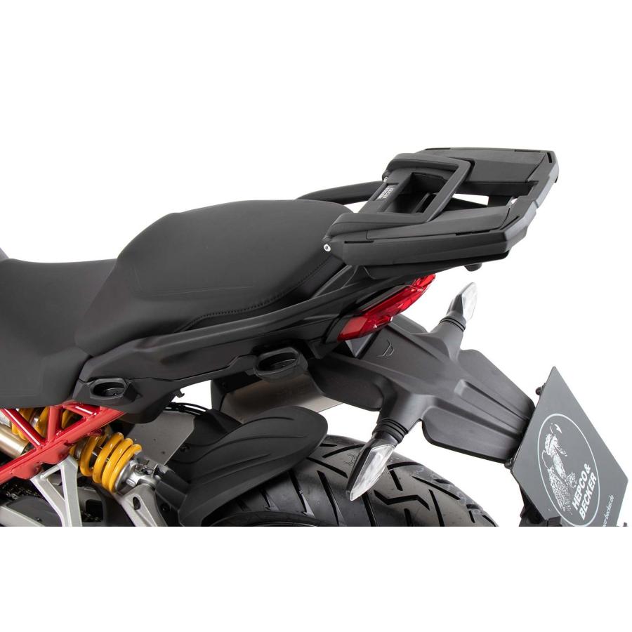 ヘプコ&ベッカー トップケースキャリア イージーラック ブラック Multistrada V4/S/S Sport 21 6627614 01 01