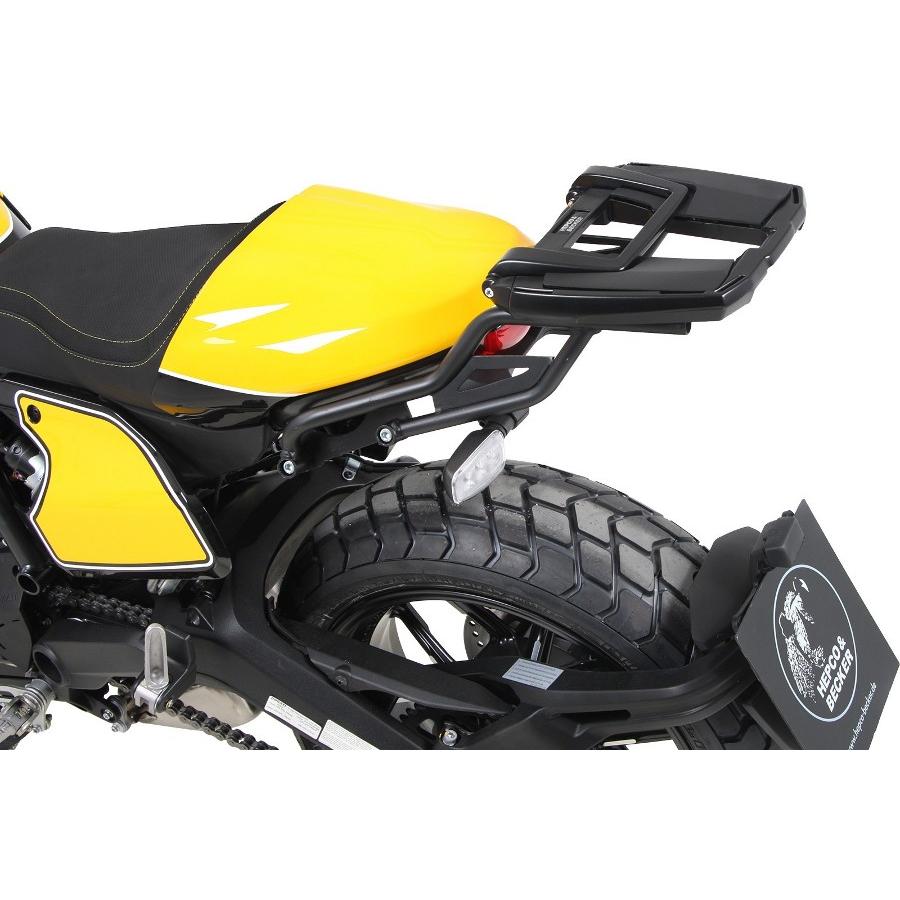 ヘプコ&ベッカー トップケースキャリア EASYラック ブラック Scrambler 800 6617593 01 01
