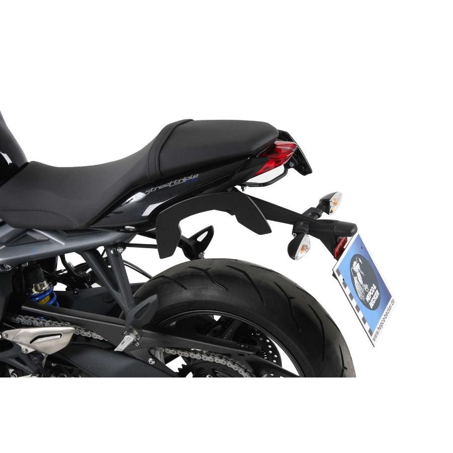 ヘプコ&ベッカー C-Bowサイドキャリア ブラック Street Triple 675/R 6307520 00 01