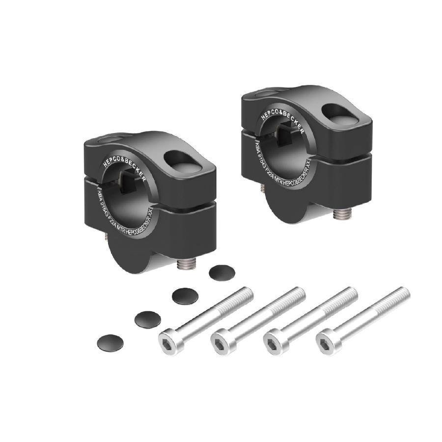 ヘプコ&ベッカー ハンドルバーライザー 20mmUP ブラック Z900RS/SE/CAFE 42302533 20 01