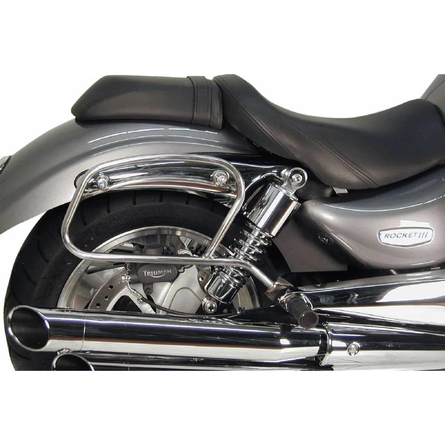 ヘプコ&ベッカー レザーバッグホルダー チューブタイプ クローム Rocket3 625783 00 02