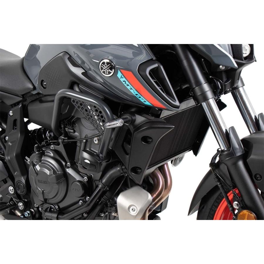 ヘプコアンドベッカー エンジンガード アンスラサイト クラッシュパッド付 MT-07 21-23 5014571 00 05