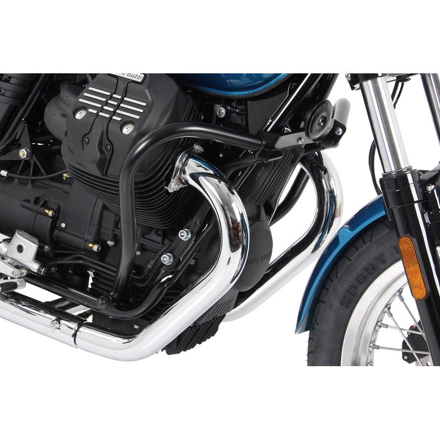 メーカー名：ヘプコアンドベッカーメーカー品番：501553 00 01販売備考：※本製品は車体の損傷を全て防ぐものではありません。製品に起因する車体の損傷は保証対象外となります。※取付けには多少の加工が必要な場合があります。製品不良でない限り返品はお受けできません。適合情報：モトグッツィ[MOTO GUZZI] V7 3 ROUGH 18-20モトグッツィ[MOTO GUZZI] V7 3 CARBON SHINE 18-20タイプ：エンジンガード色[カラー]：ブラック材質[素材]：スチール加工[有/無]：取り付けには多少の加工が必要な場合がございます。特記事項：エンジンガードは転倒時の損傷を軽減することを目的としておりますが、車体の損傷全てを保証するものではございません。また転倒に起因する製品の破損、及び製品の破損に起因する車両の破損に関しては、保証出来ない事予めご了承下さい。使用上の注意：※取り付けには多少の加工が必要な場合があります。製品不良でない限り返品はお受けできません。