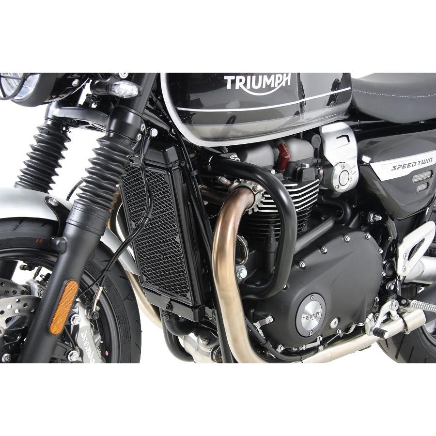 ヘプコ&ベッカー エンジンガード ブラック スピードツイン Speed Twin