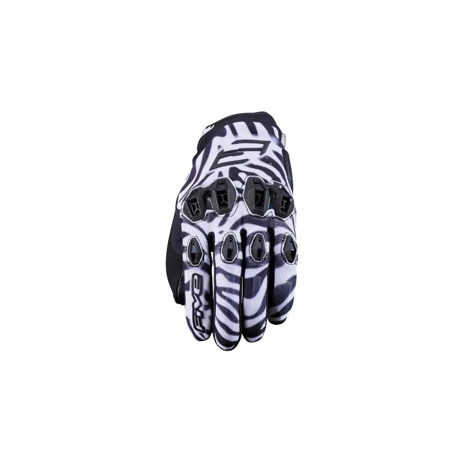 Gloves - ファイブ グローブ STUNT EVO2 WOMAN ZEBRA ブラック/ホワイト #M 3841300108563