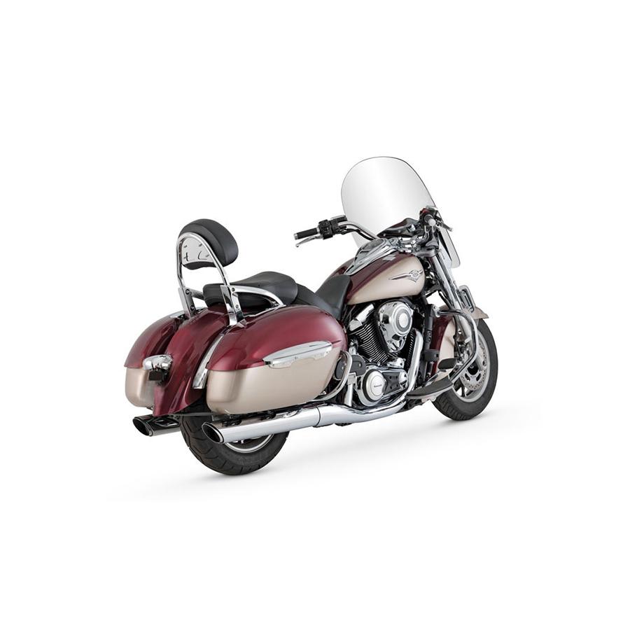 バンス＆ハインズ TwinSlash Round スリップオンマフラー クローム VULCAN1700NOMAD 09-14 1811-2279