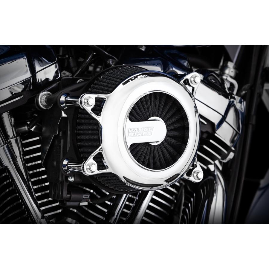 バンス＆ハインズ VO2 エアクリーナー Rogue クローム M8 17-22 70381
