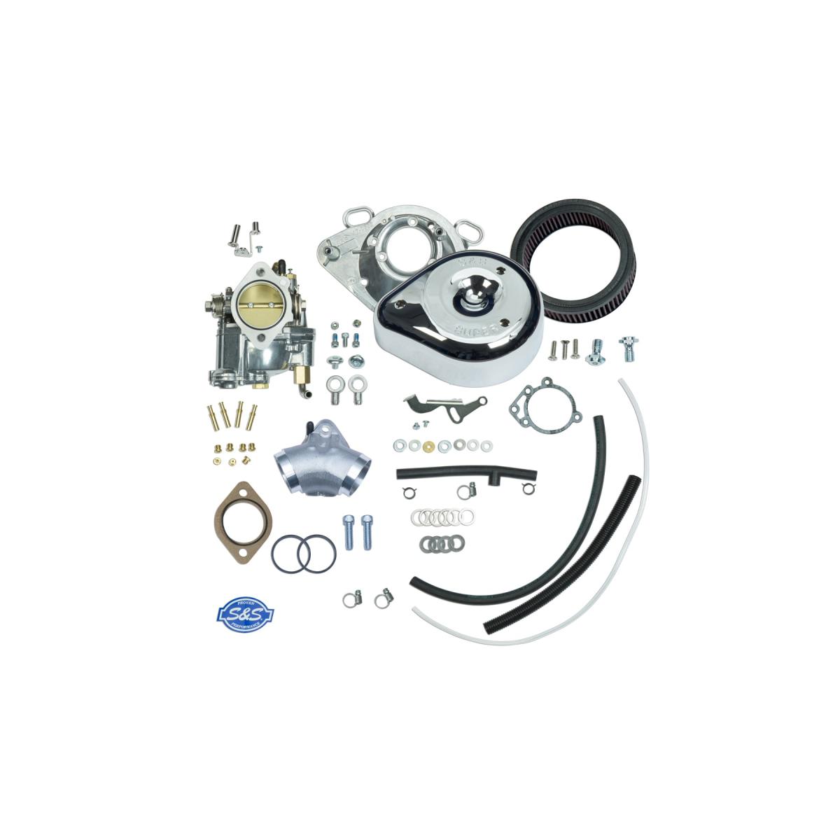 [特価品] S&S (エスアンドエスサイクル) スーパーEコンプリートキャブレターキット...
