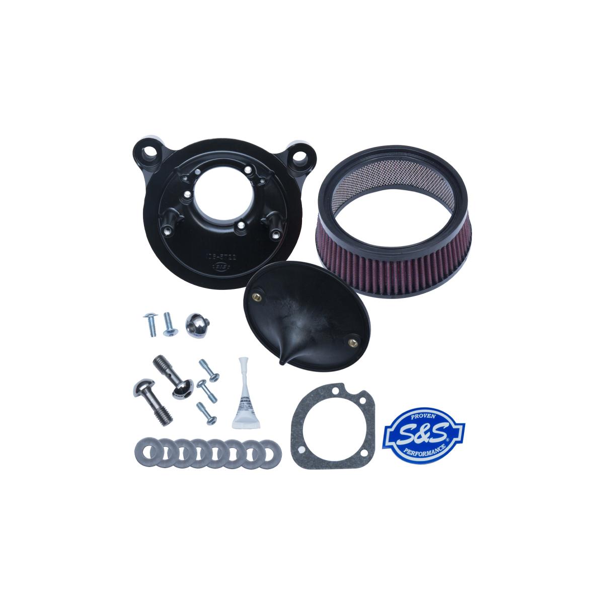 エスアンドエスサイクル ステルスエアクリーナーキット CARB TWIN CAM（2本引き） ...