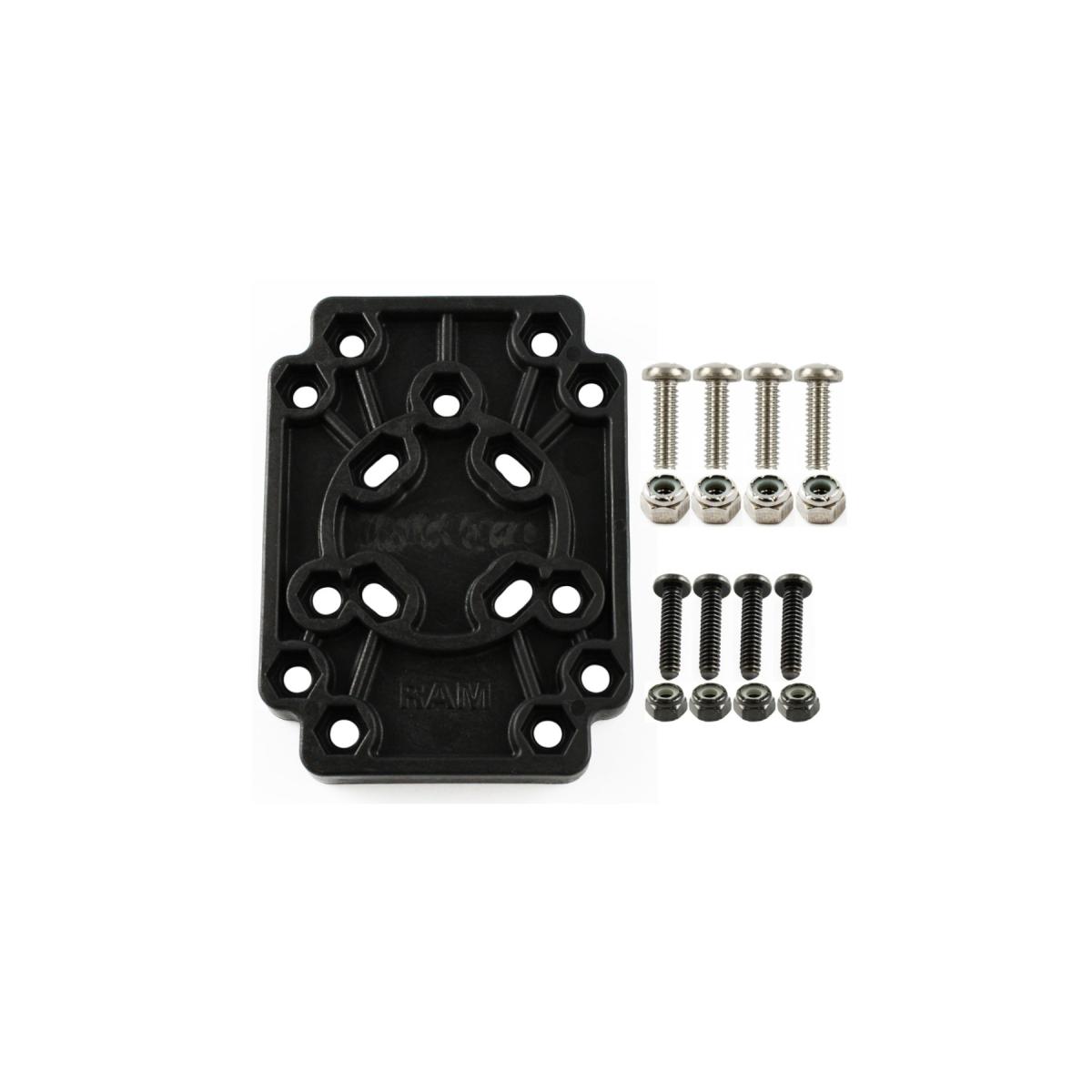 メーカー名：ラムマウントメーカー品番：RAP-356Uカタログ品番：P113-2383色[カラー]：ブラック重量[グラム]：222材質[素材]：高強度複合材(High strength composite)内容量[数量]：1個使用上の注意：※取付け時は使用環境、取付け箇所の必要に応じて適宜市販の緩み止め接着剤などを使用して確実に固定してください。※必ず使用用途に合った耐荷重のボールサイズをお選びください。また万が一の脱落防止のため、装着機器には脱落防止用ストラップなどを使用してください。※製造工程上、製品表面の塗膜に一部色ムラや剥がれ、バリが見受けれらる場合がございます。製品の使用・機能的に問題がない場合は補償対象外となります。