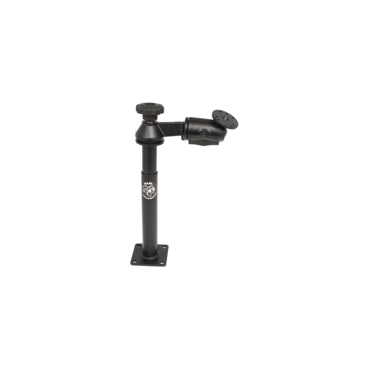 メーカー名：ラムマウントメーカー品番：RAM-VP-SW2-89カタログ品番：P115-4227GarminやTomTomなどのGPS機器取り付け用のスタンダード規格であるAMPSホールパターンは、4つの穴が約30×38mmの間隔で配置されています。RAM MOUNTSのAMPSホールベースは、タブレットホルダーなどのマウントパーツ、ボール部分が付属しないベースパーツなど一部製品の取り付けに必要なジョイントパーツです。汎用性が高く、ジョイントとしてだけでなくビス留めしてベースパーツとして使用することも可能です。テレポールは主に自動車内などの室内環境に設置するコンポーネントです。アッパー(差し込み)側とロワー(受け側)のポールを組み合わせることで、床面から高さのある位置にマウントを構築することが可能です。複数の異なるポール長さから使い方に合わせた組み合わせを選び、アッパー側のノブを締めることで好みの高さで固定することができます。セットのスイングアームは稼働域が制限される半面、角度や位置の調整を簡単に行うことが可能です。色[カラー]：ブラックサイズ：1.5インチボール重量[グラム]：2945材質[素材]：粉体塗装スチール(Powder coated steel)、高強度アルミニウム(Marine-grade aluminum)特記事項：この商品はCサイズ(1.5インチボール)規格です。他のボールサイズとの互換性はありません。使用上の注意：※取付け時は使用環境、取付け箇所の必要に応じて適宜市販の緩み止め接着剤などを使用して確実に固定してください。※必ず使用用途に合った耐荷重のボールサイズをお選びください。また万が一の脱落防止のため、装着機器には脱落防止用ストラップなどを使用してください。※製造工程上、製品表面の塗膜に一部色ムラや剥がれ、バリが見受けれらる場合がございます。製品の使用・機能的に問題がない場合は補償対象外となります。