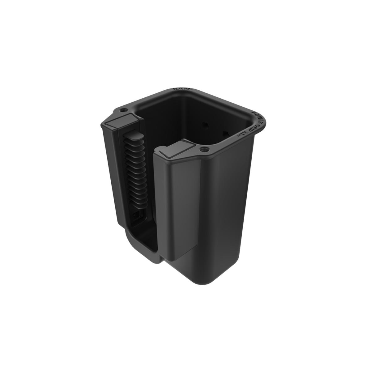 メーカー名：ラムマウントメーカー品番：RAP-450Uカタログ品番：P096-2774販売備考：サイズ：縦:67mm 横:100mm 深さ:188mm色[カラー]：ブラックサイズ：ボール別重量[グラム]：549材質[素材]：高強度複合材(High strength composite)仕様：XLサイズ内容量[数量]：1個付属品：取付ネジ類、#8-32x3/4inch小ねじ、#8-32ナイロックナット特記事項：ボール部分が付属しません（用途に応じて適当なボールサイズのAMPSホールパターンジョイントが別途必要です）使用上の注意：※取付け時は使用環境、取付け箇所の必要に応じて適宜市販の緩み止め接着剤などを使用して確実に固定してください。※必ず使用用途に合った耐荷重のボールサイズをお選びください。また万が一の脱落防止のため、装着機器には脱落防止用ストラップなどを使用してください。※製造工程上、製品表面の塗膜に一部色ムラや剥がれ、バリが見受けれらる場合がございます。製品の使用・機能的に問題がない場合は補償対象外となります。必須商品：品番：P055-1351，P075-7677商品区分：スキャナーホルダー適合機種：Cognex MX-1502 MX-1000 Datalogic Falcon X4 【Honeywell/ハネウェル】 CK75 【Zebra/ゼブラ】 MC2200 MC2700 MC3200 MC3300シリーズ MC9190-G MC9200 MC9300