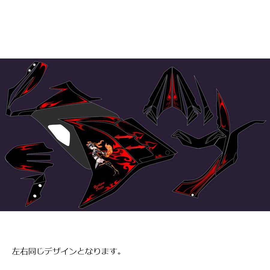 PLOT (プロト) デカールキット プロトタン レッド ニンジャ250 Ninja250 PDK748P-R