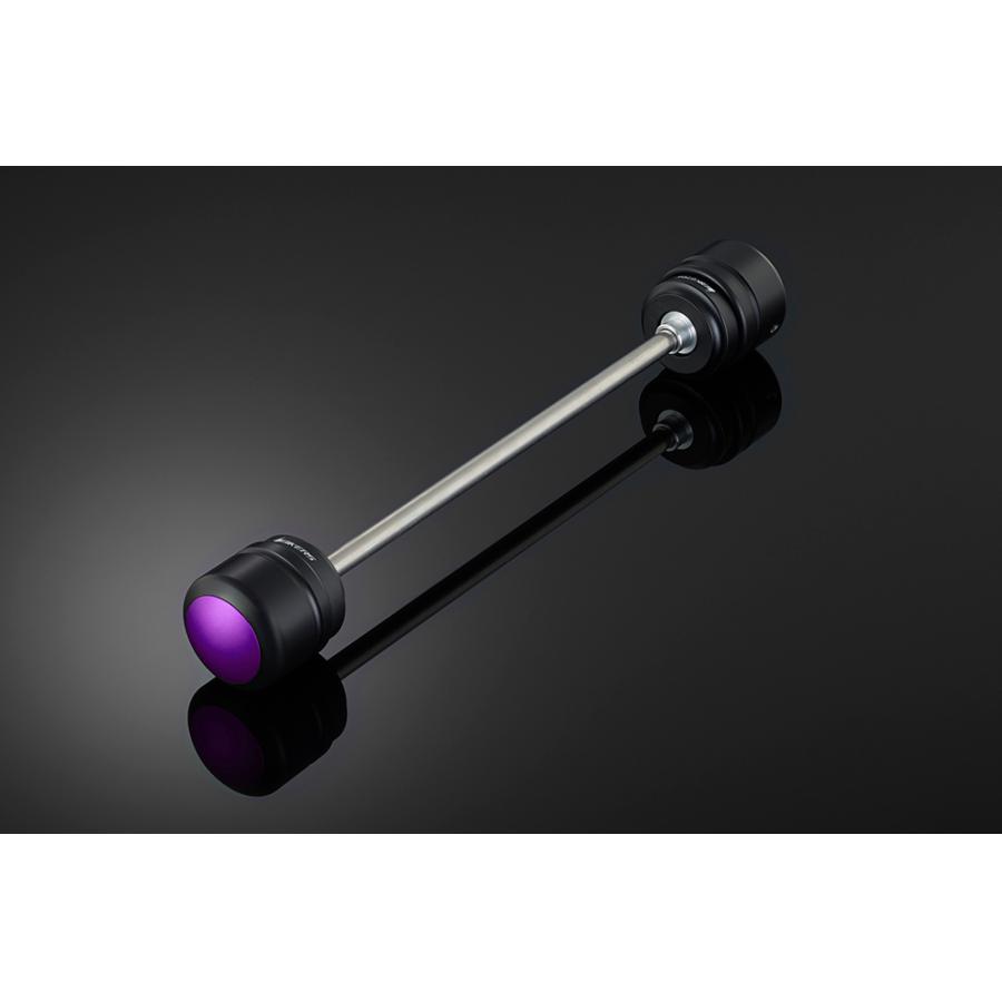 BIKERS (バイカーズ) フロントアクスルスライダー パープル Z900RS Z900 K0403-PUR